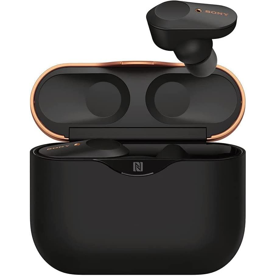 Buy Sony,Sony WF-1000XM3 Truly Wireless Noise Cancelling Headphones with Mic, up to 32H battery life, stable Bluetooth connection, wearing detection with Alexa built-in - Black - Gadcet.com | UK | London | Scotland | Wales| Ireland | Near Me | Cheap | Pay In 3 | Headphones